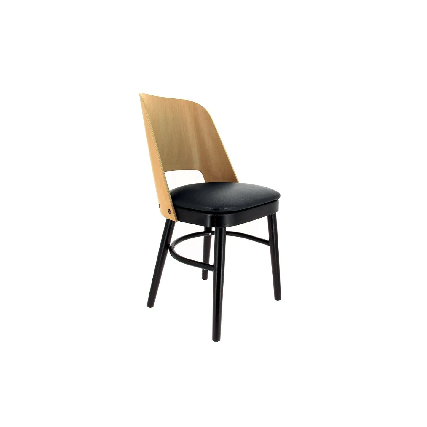 Chaise d'intérieur en bois Colisée bicolore Valero-mondialchr.com