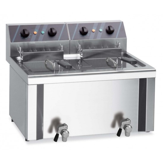 Friteuse électrique 2x12 litres de table MBM
