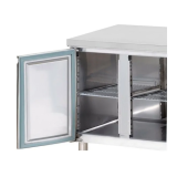 Table Réfrigérée centrale 2 portes GN 1 1 Positive  Profondeur 700 L2G-mondialchr.com