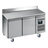 Table refrigérée murale 2 portes  Positive  Profondeur 700 GN2200TN L2G -mondialchr.com