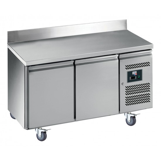 Table refrigérée murale 2 portes Positive Profondeur 700 GN2200TN L2G -mondialchr.com