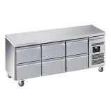 Desserte refrigeree inox centrale R600A GN3160TN L2G-mondialchr.com