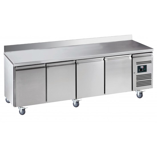 Desserte refrigeree inox dosseret 100X20MM GN4200TN L2G -mondialchr.com