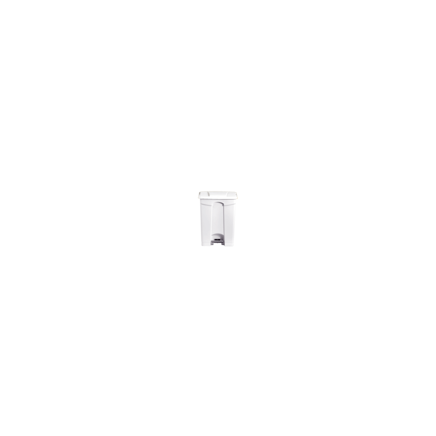 POUBELLE BLANCHE POLYPROPYLENE 90L