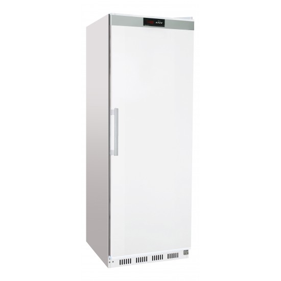 Armoire refrigeree blanche Epoxy porte pleine 7 clayettes GAZ R600A AW-RN400 L2G-mondialchr.com