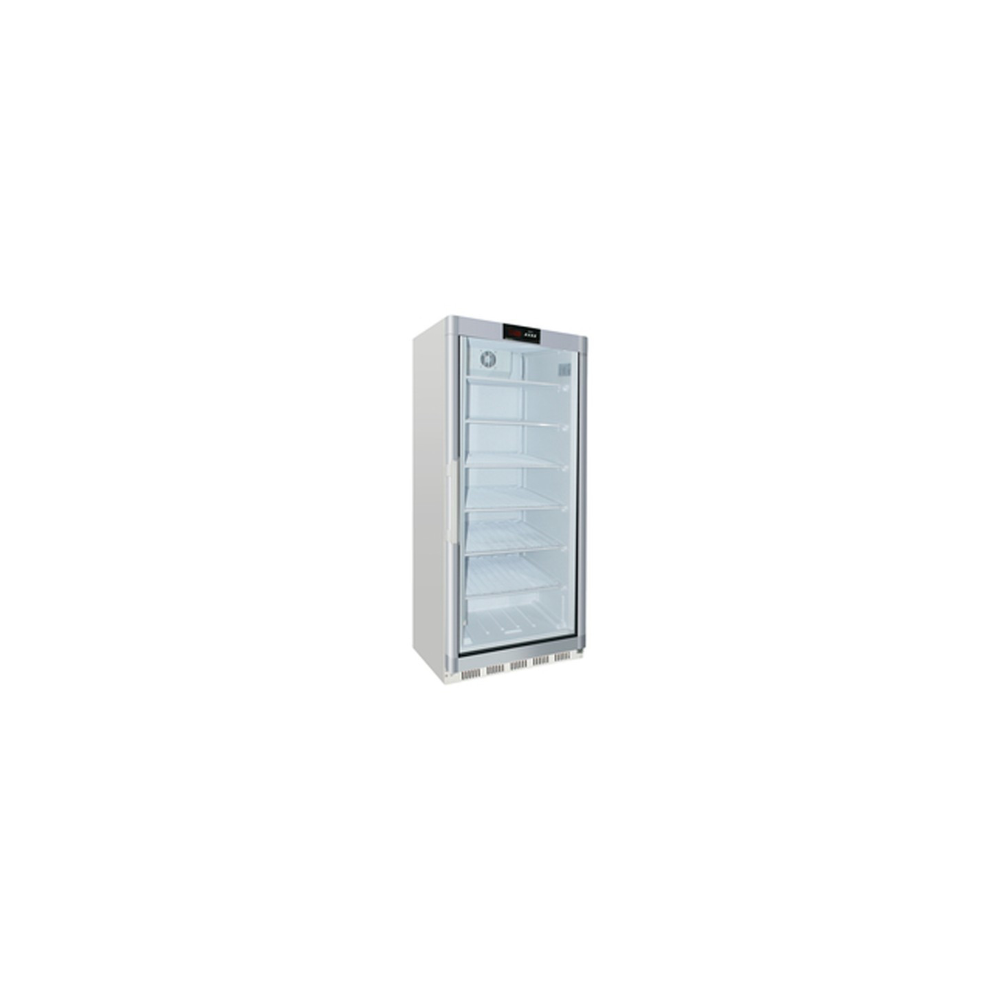 Armoire refrigeree blanche porte vitreee poxy, porte vitrée 7 clayettes AW-RNG600 L2G-mondialchr.com