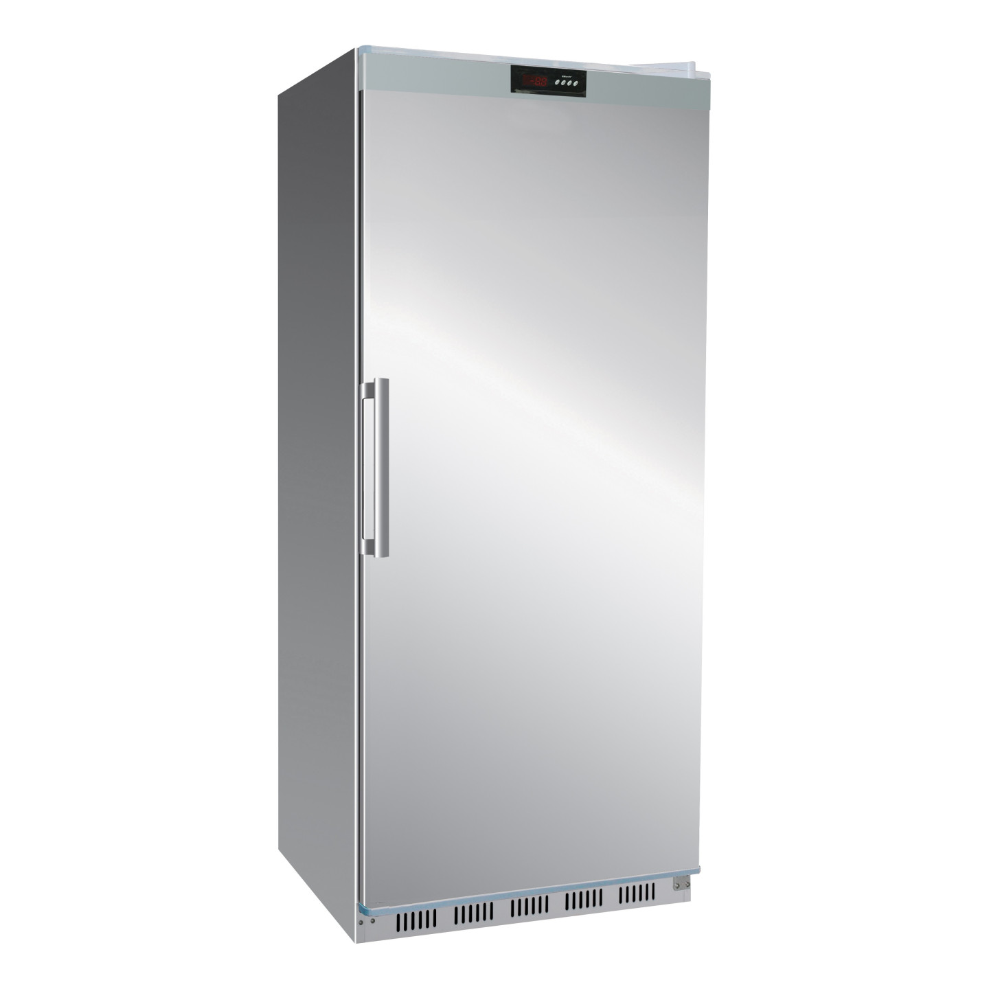 Armoire refrigeree ext inox gaz inox,porte pleine 7 clayettes  R600A AW-RNX600 L2G-mondialchr.com