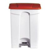 POUBELLE BLANCHE POLYPROPYLENE 90L