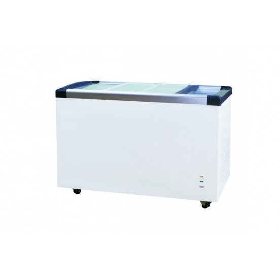 Congelateur bahut portes coulissantes 5 paniers SD520P L2G-mondialchr.com