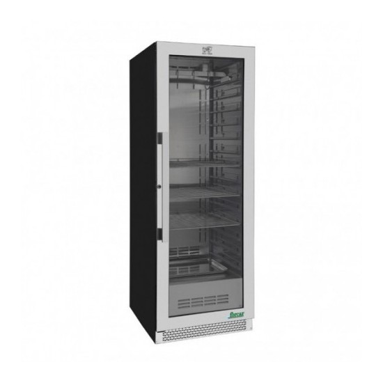 Cave de maturation de viande exterieur alu 1 porte et cotes vitres SMAT21 L2G-mondialchr.com