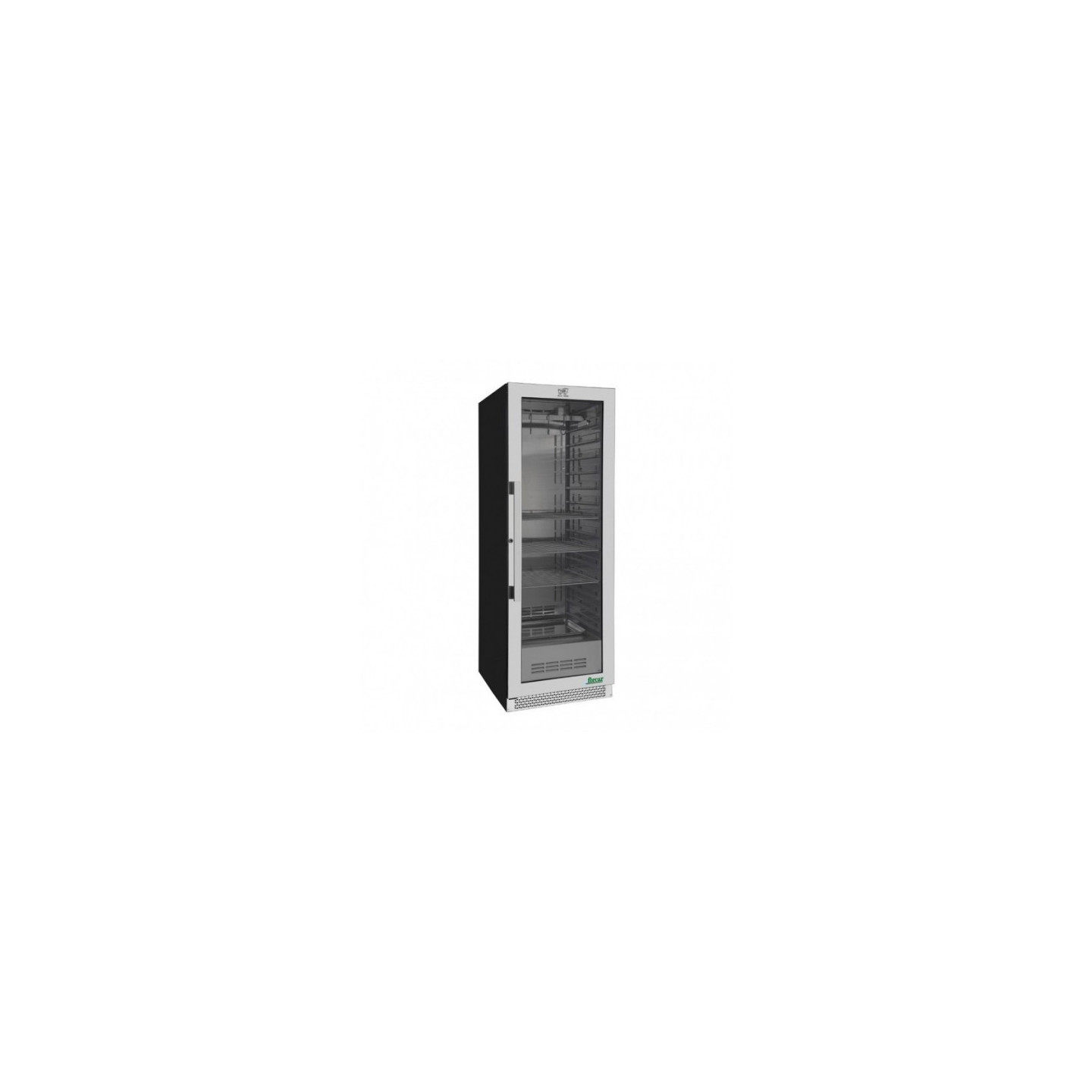 Cave de maturation de viande exterieur alu 1 porte et cotes vitres SMAT21 L2G-mondialchr.com