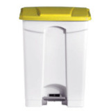 POUBELLE BLANCHE POLYPROPYLENE 90L