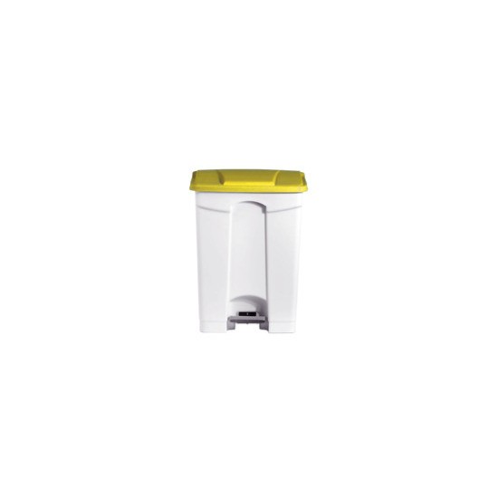 POUBELLE BLANCHE POLYPROPYLENE 90L