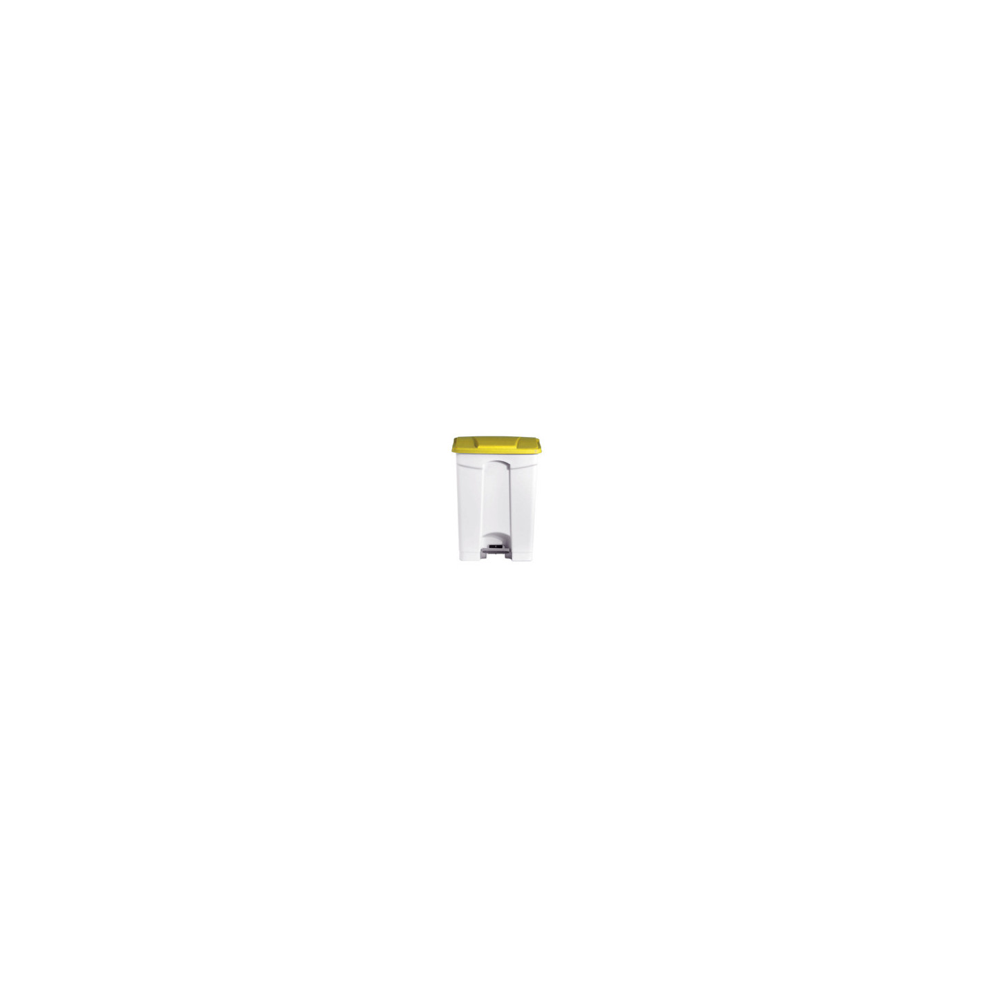 POUBELLE BLANCHE POLYPROPYLENE 90L