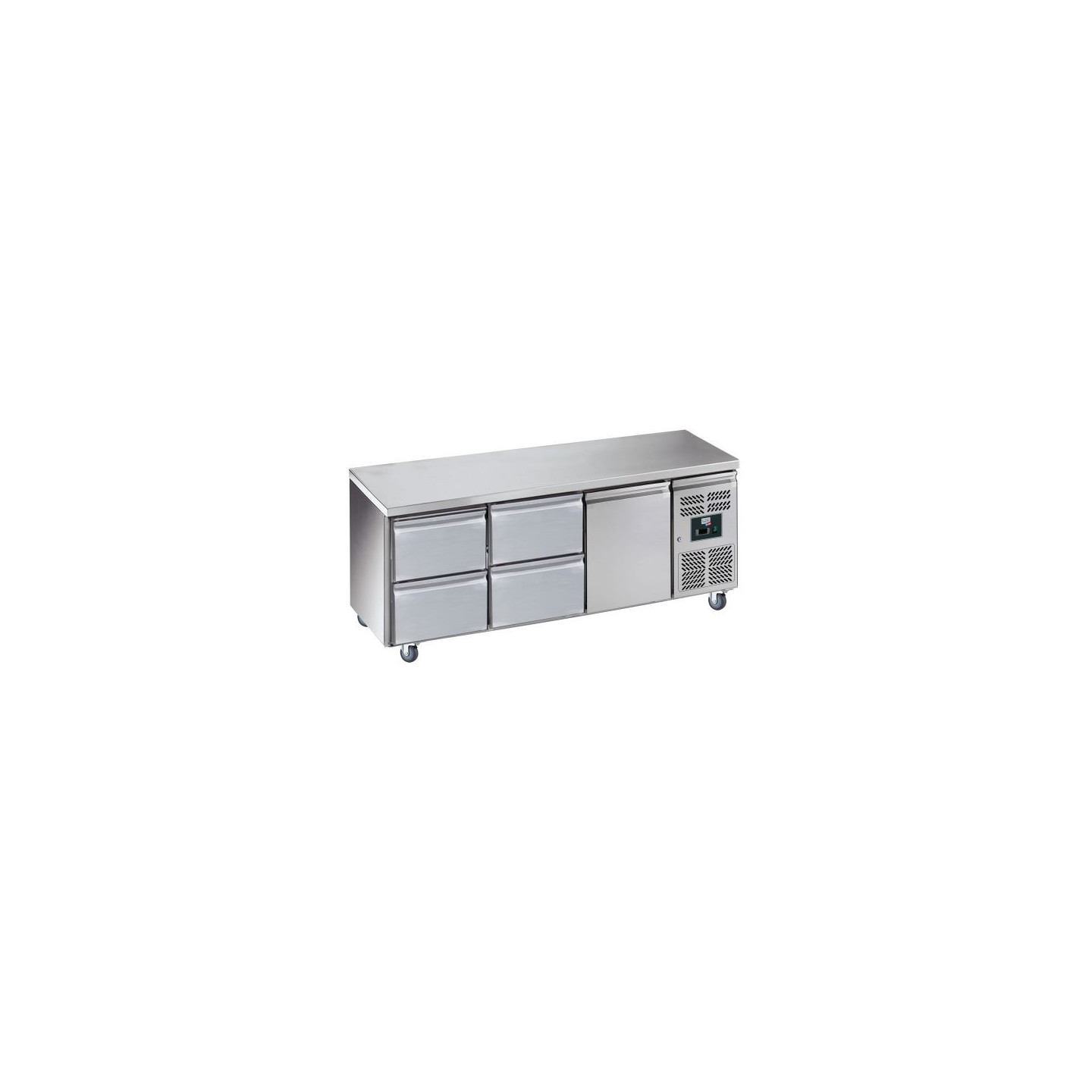 Desserte refrigeree inox centrale GN3140TN L2G-mondialchr.com