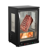 Cave de maturation de viande exterieur noir  1 porte et cotes vitres SMAT31 L2G-mondialchr.com