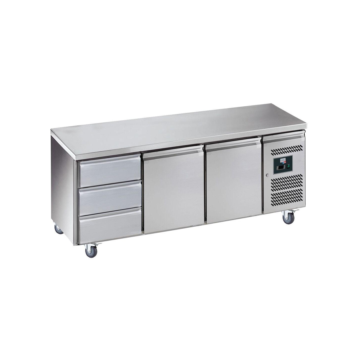 Desserte refrigeree inox centrale R600A GN3130TN  L2G -mondialchr.com