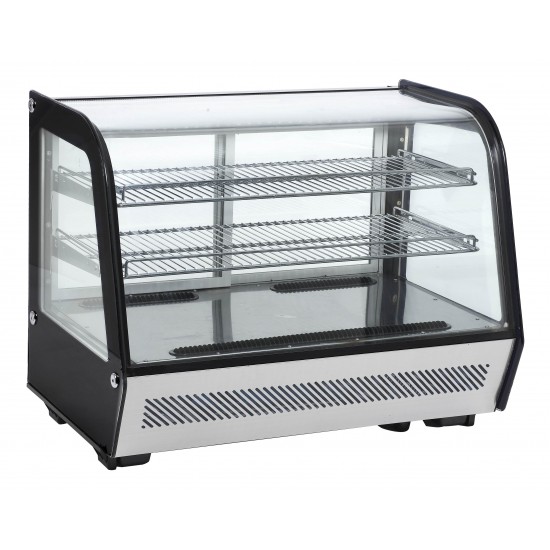 Vitrine de presentation refrigeree 4 faces vitrees 160L KATRIN-3 L2G -mondialchr.com