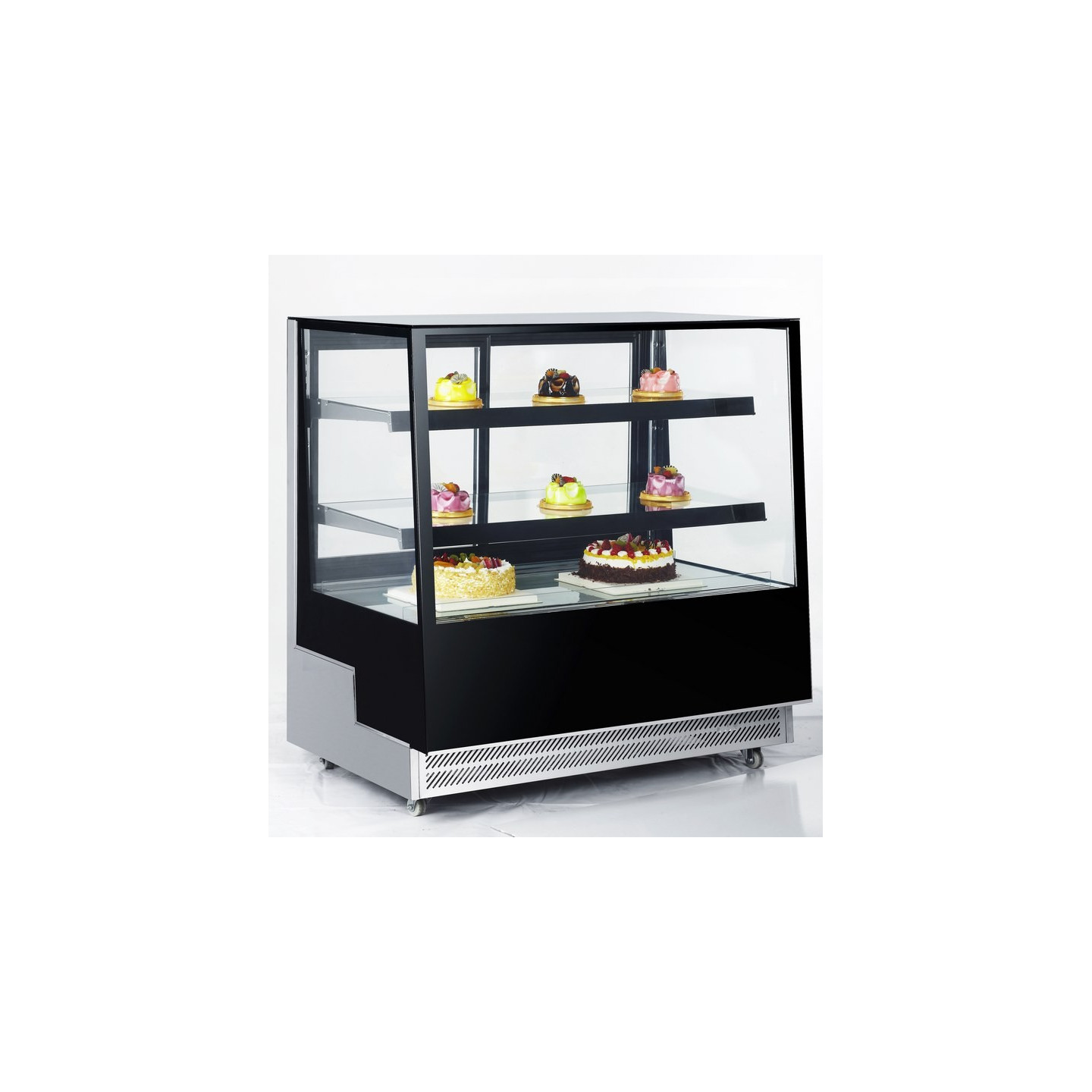 Vitrine a patisseries 500L avec 3 etageres MJO-500 L2G-mondialchr.com