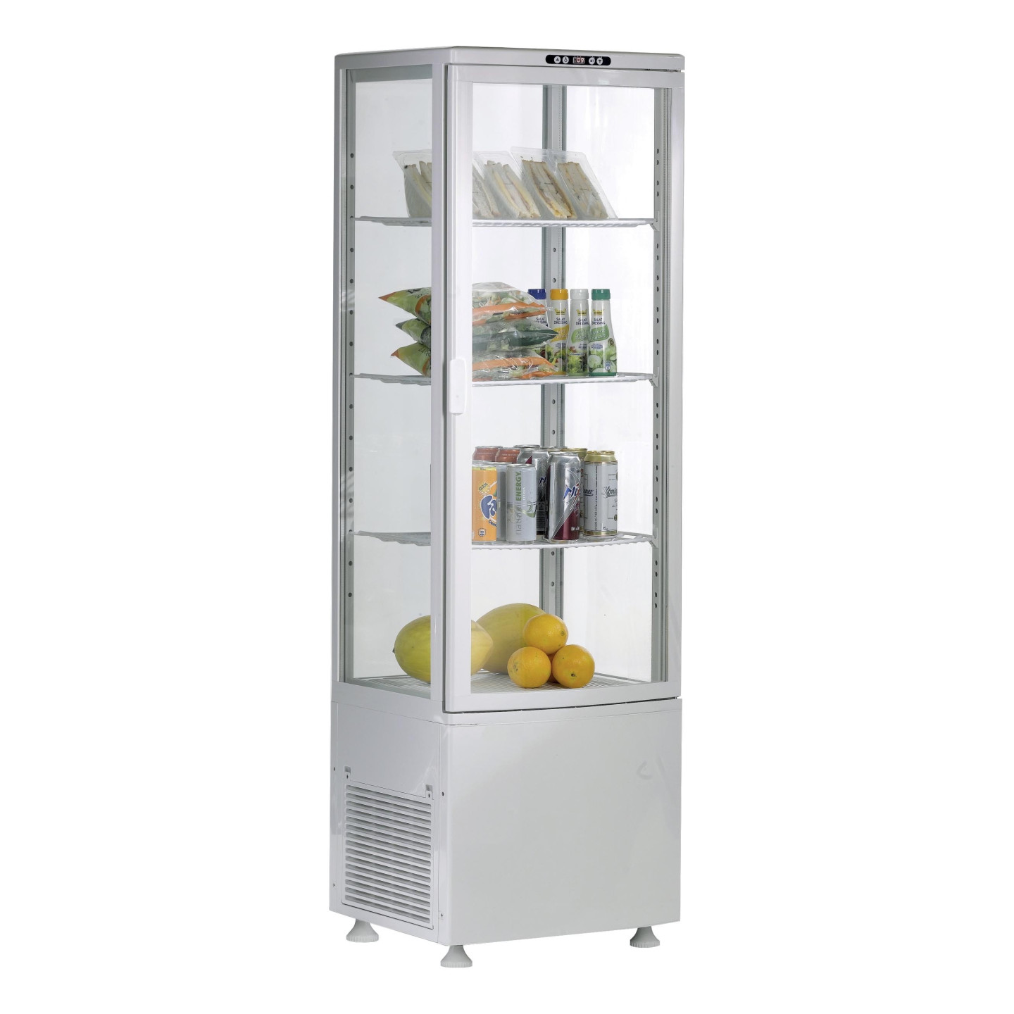 Vitrine refrigeree type patisserie 235L couleur blanche SVEN L2G-mondialchr.com