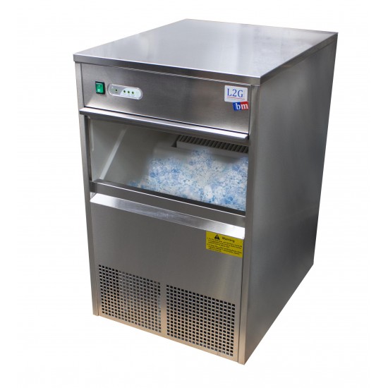 Machine a glacons avec reserve de stockage integree 50 kg ICM40 L2G-mondialchr.com