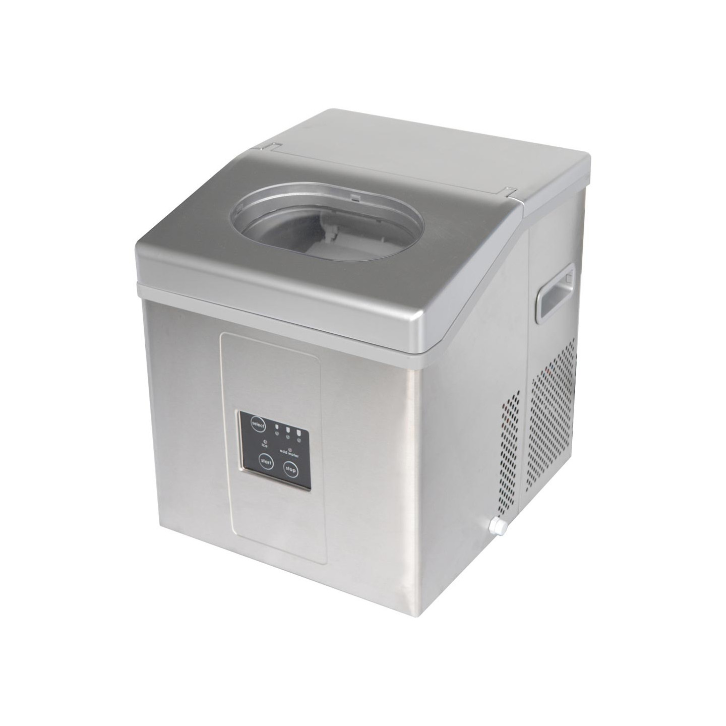Machine a glacons creux ronds carrosserie en inox ZB-15 L2G-mondialchr.com