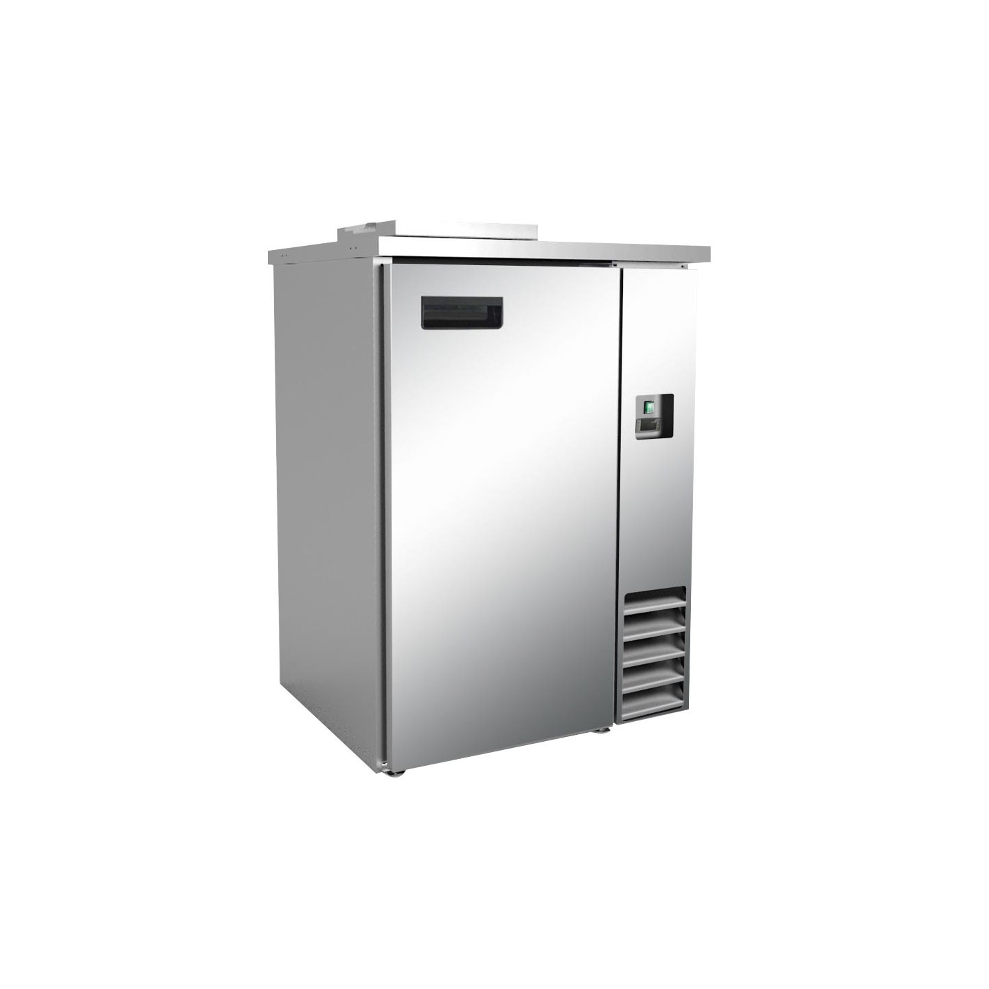 Cellule a dechets refrigeeree  interieur/exterieur en inox  1 Porte  CDR-1 L2G-mondialchr.com