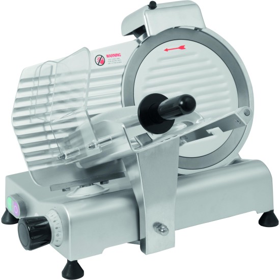 Trancheur aluminium a courroie affuteur fixe 250mm BUD-TAC-250 L2G-mondialchr.com