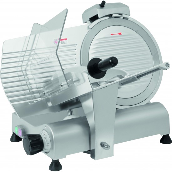 Trancheur aluminium a courroie affuteur fixe 300mm BUD-TAC-300 L2G-mondialchr.com