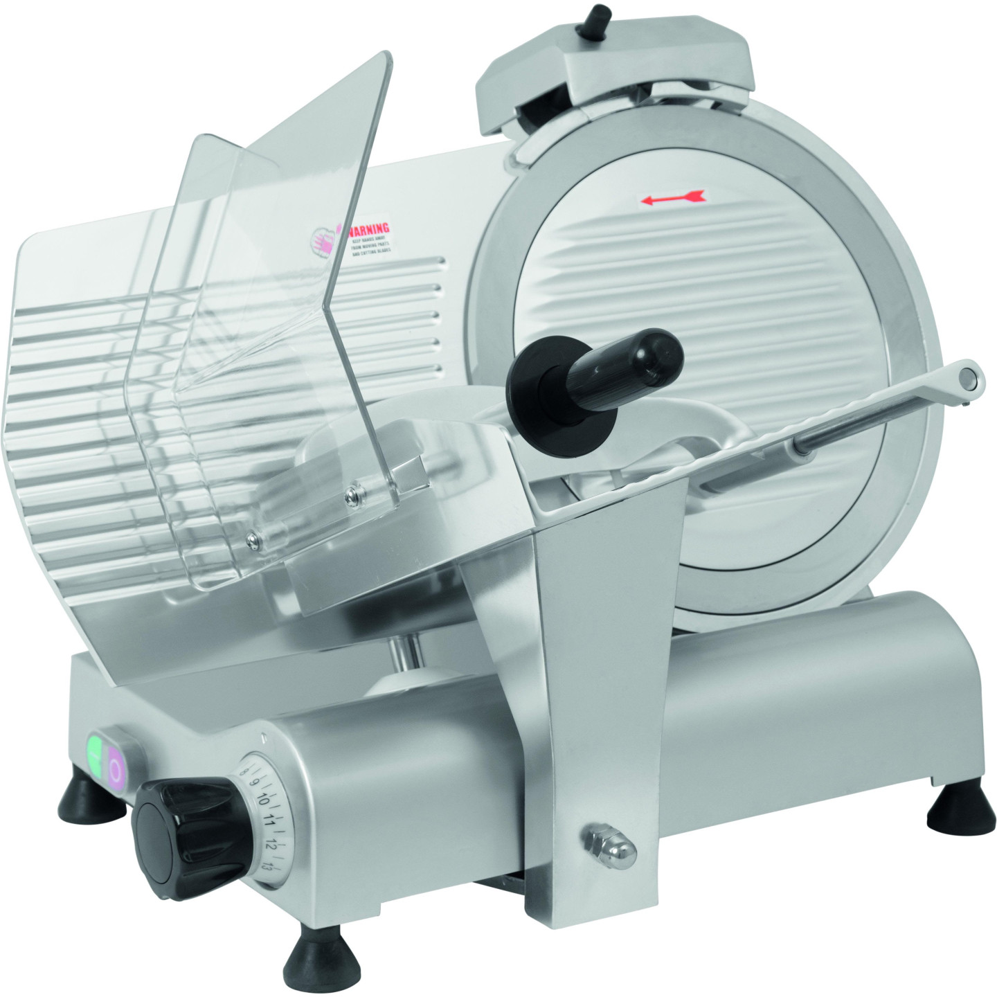 Trancheur aluminium a courroie affuteur fixe 300mm BUD-TAC-300 L2G-mondialchr.com