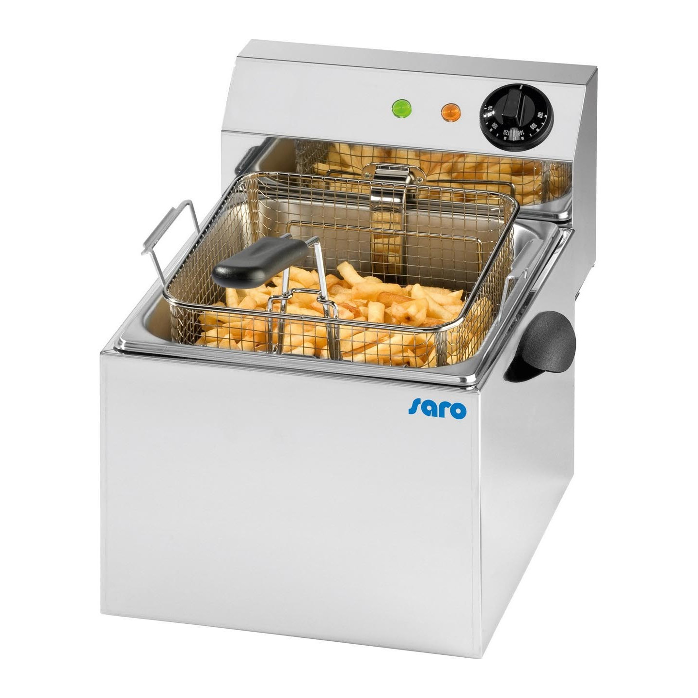 Friteuse de table sans robinet de vidange 1 cuve 6 L 172-2050 L2G-mondialchr.com