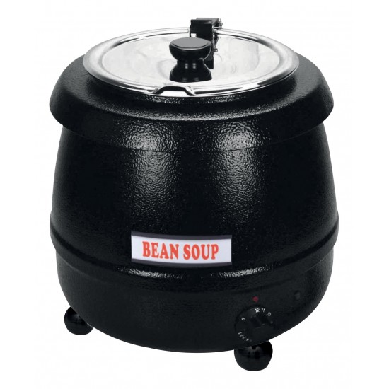 Marmite a soupe carrosserie noire couvercle 8 litre 860083 L2G-mondialchr.com