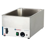 BAIN-MARIE GN 1/1 AVEC ROBINET DE VIDANGE HENDI