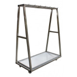 Chariot a carcasses Inox ferritique 1 niveau de barre 11 dents F-430501 L2G-mondialchr.com