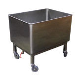 Cuve roulante inox 304 200l robinet de vidange IP0060 L2G-mondialchr.com