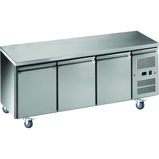 Tour pâtissier 3 portes dessus inox