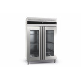 Armoire refrigeree positive ADVANCE Gastronom 2 compartiments et 2 portes vitrées 1332L AUP-22G GD LC BC Fagor Professional-mond