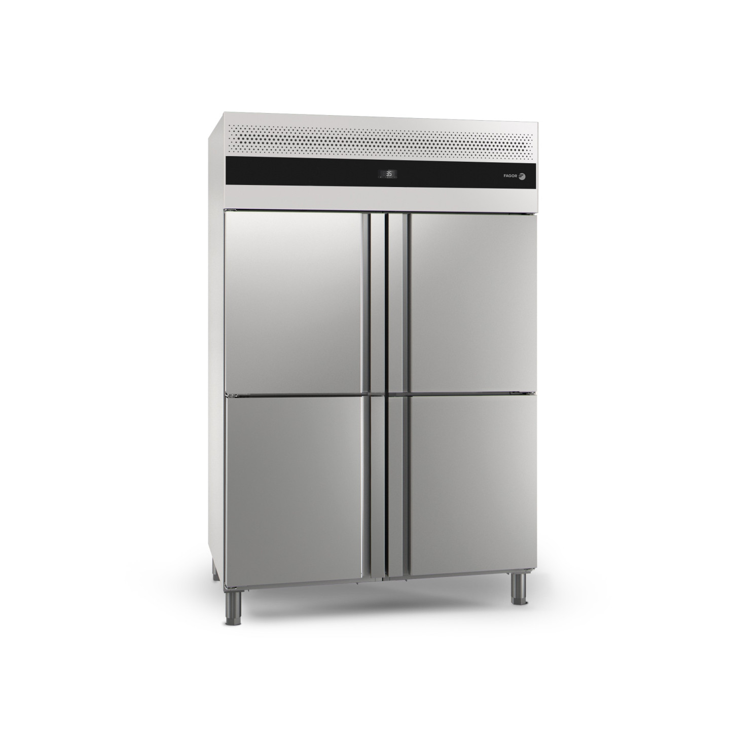 Armoire refrigeree positive vitree CONCEPT Monobloc avec 2 compartiments et 4 portes 1144L MUP-24G  BC Fagor Professional-mondia