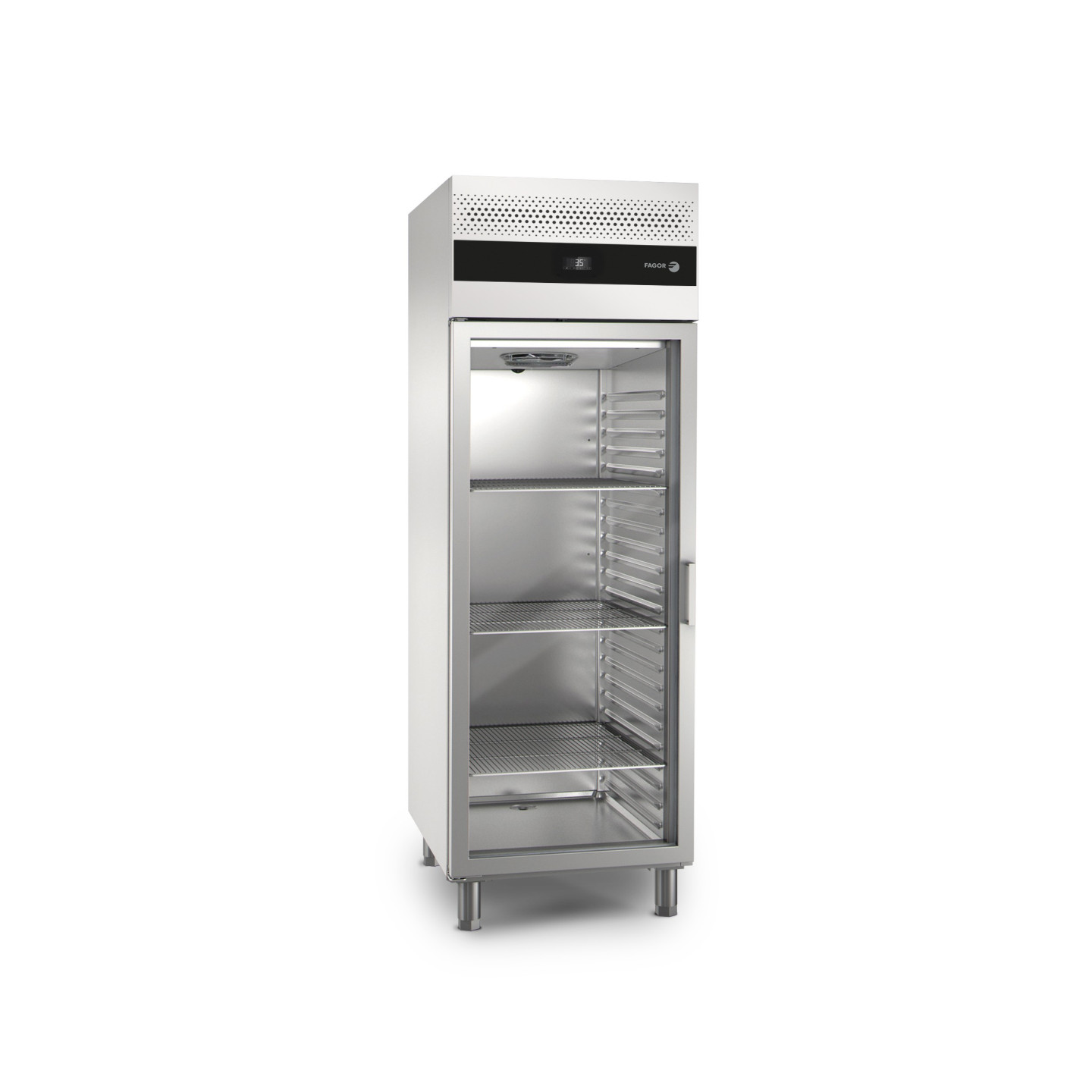 Armoire refrigeree positive vitree CONCEPT Monobloc 1 porte 572L MUP-11G GD  Fagor Professional-mondialchr.com