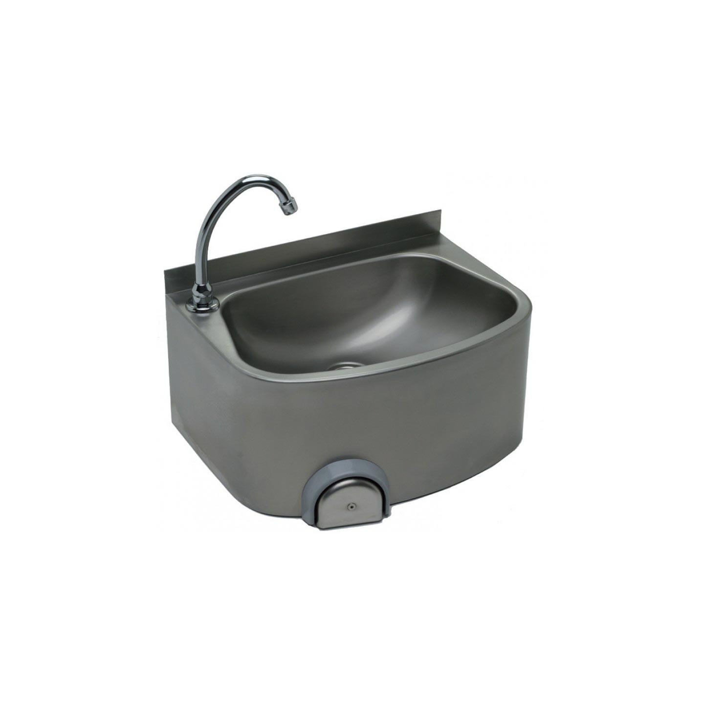 Lave-mains inox 304 cuve semi-circulaire sans dosseret IP0073 L2G-mondialchr.com