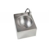 Lave-mains avec panneau en inox 304 cuve ronde sans dosseret IP0082 L2G-mondialchr.com