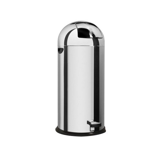 Poubelle obus inox avec pedale CPP52SS L2G-mondialchr.com