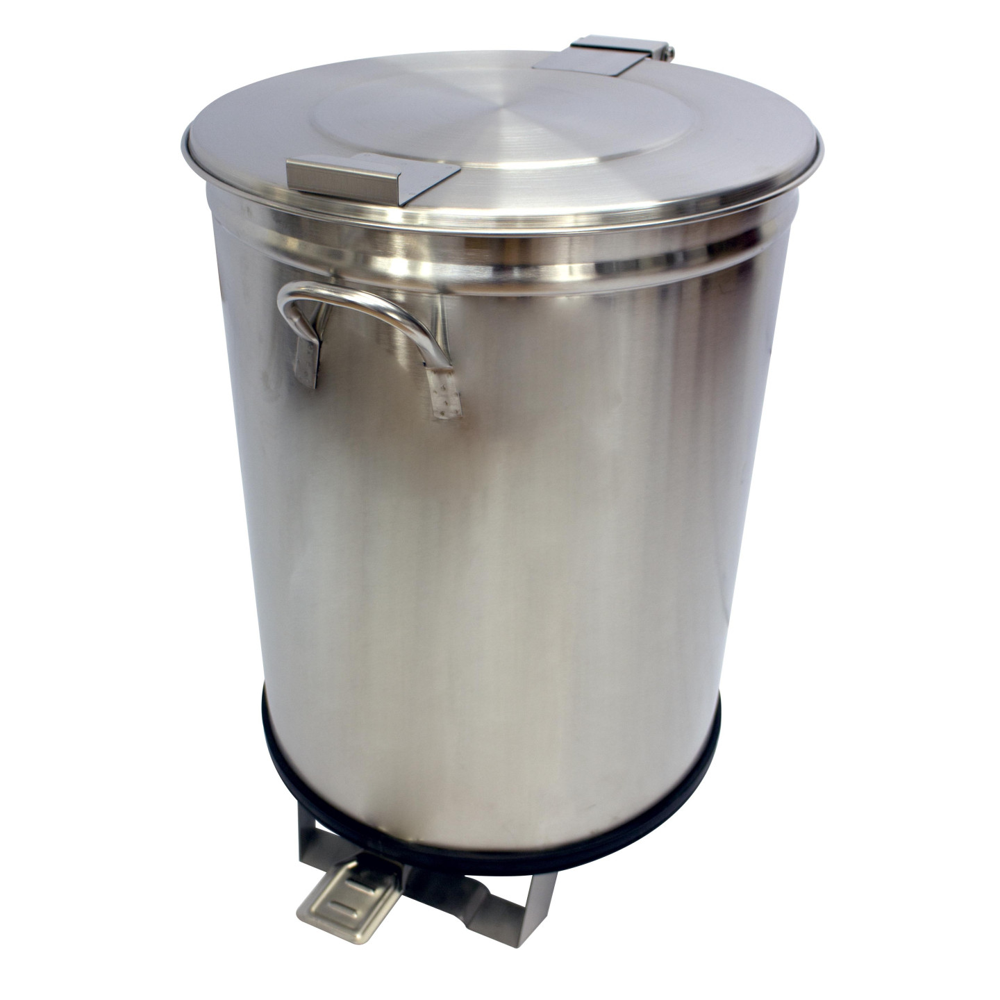 Bacs a dechets 105L inox roulant avec couvercle a pedale 90 052 0700 L2G-mondialchr.com