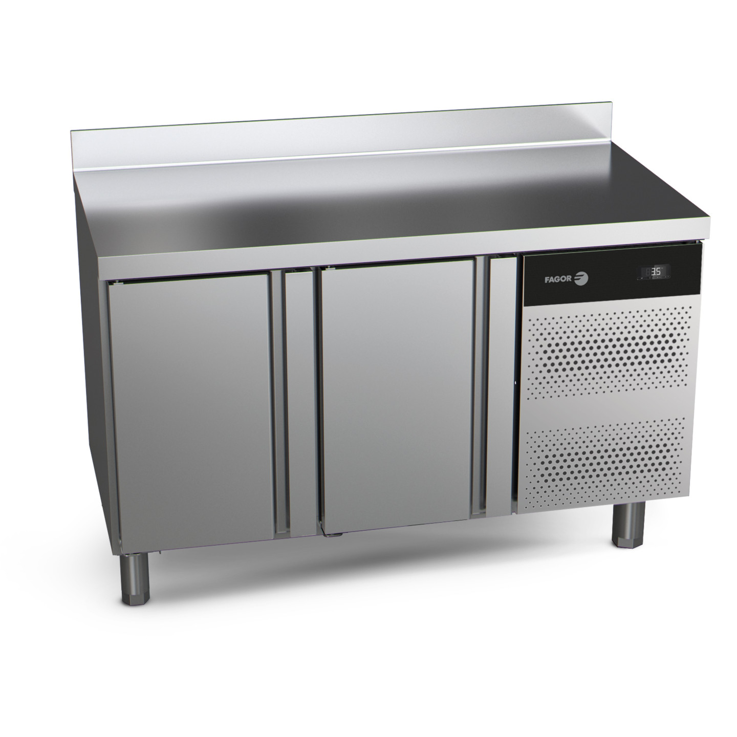 Table refrigeree positive 2 portes 274L CCP-2G  Concept 700 Gastronorm Fagor Professional-mondialchr.com