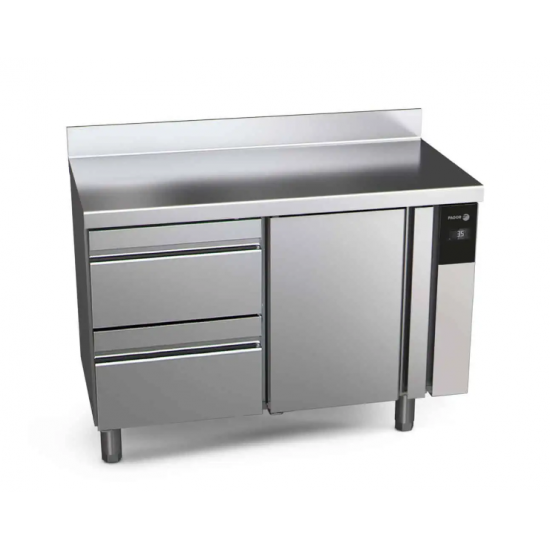 Table refrigeree positive 2 compartiments 274L avec tiroirs CCP-2G HD Concept 700 Gastronorm Fagor Professional-mondialchr.com