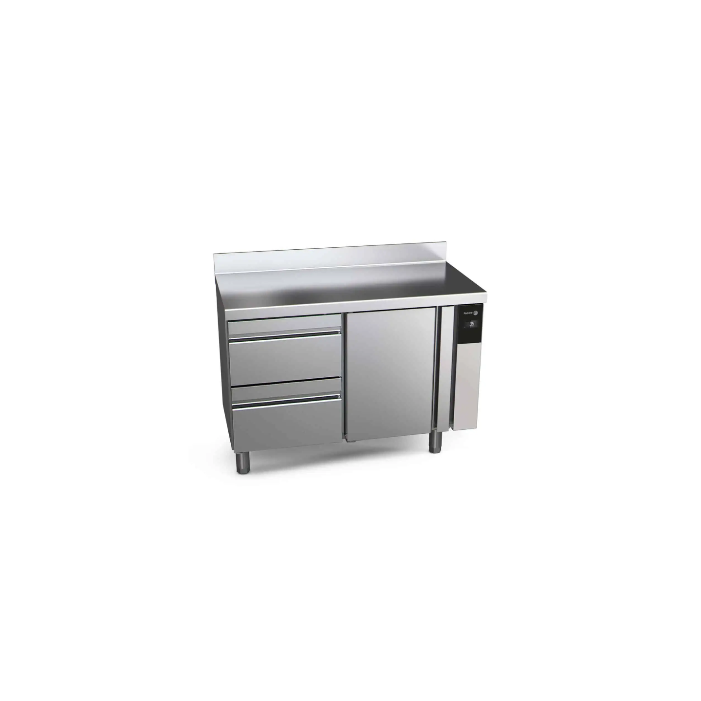 Table refrigeree positive 2 compartiments 274L avec tiroirs CCP-2G HD Concept 700 Gastronorm Fagor Professional-mondialchr.com