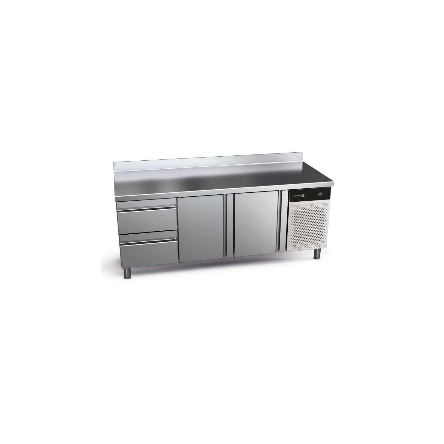 Table refrigeree positive 3 compartiments 428L avec tiroirs CCP-3G HDD Concept 700 Gastronorm Fagor Professional-mondialchr.com