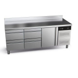Table refrigeree positive 3 compartiments 428L avec tiroirs CCP-3G HHD Concept 700 Gastronorm Fagor Professional-mondialchr.com