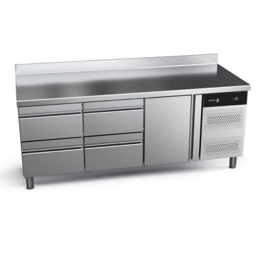 Table refrigeree positive 3 compartiments 428L avec tiroirs CCP-3G HHD Concept 700 Gastronorm Fagor Professional-mondialchr.com