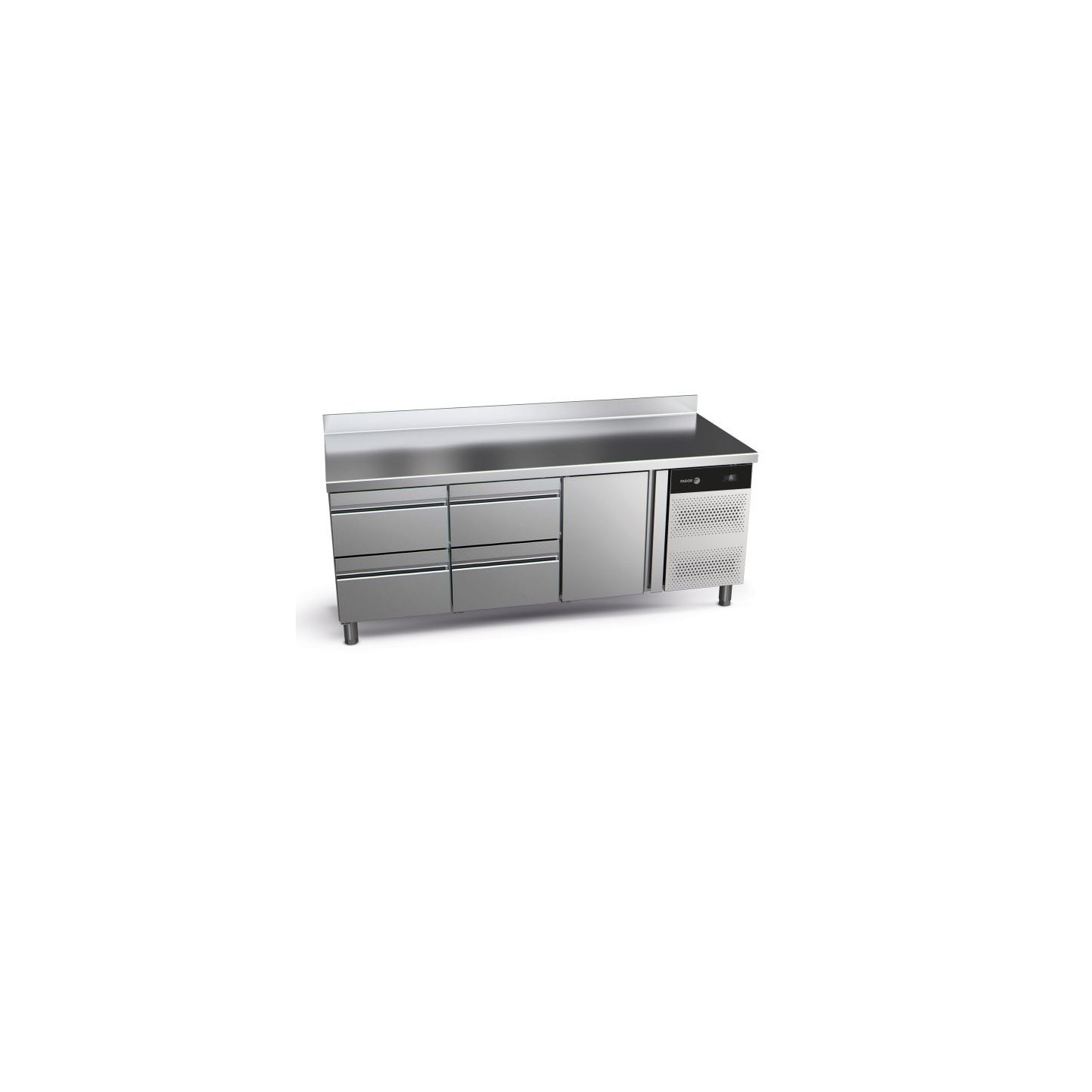 Table refrigeree positive 3 compartiments 428L avec tiroirs CCP-3G HHD Concept 700 Gastronorm Fagor Professional-mondialchr.com